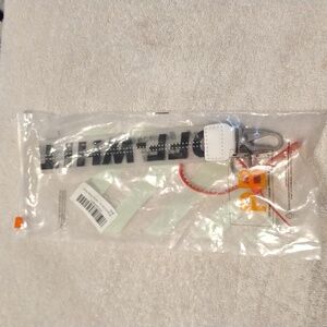 NWT off white wrestling keychain